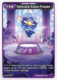 Delicate Glass Flower #ST10-016 from Starter Deck Assortment 2: Legendary Cookie Pokemon card image