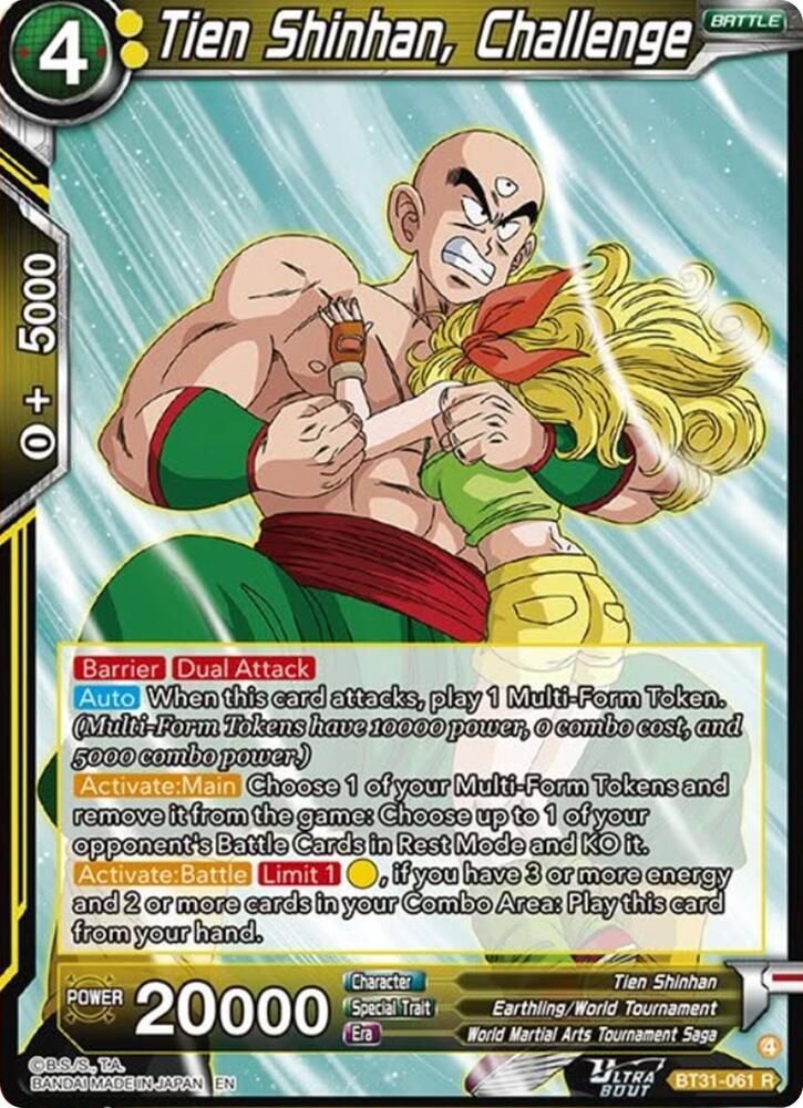 Tien Shinhan, Challenge - Impact Beyond Dimensions - Dragon Ball