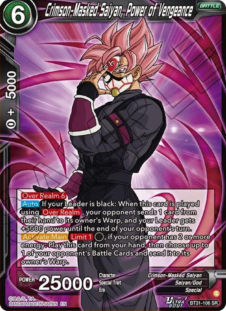 Crimson-Masked Saiyan, Power of Vengeance - Impact Beyond
