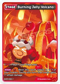 Burning Jelly Volcano #ST1-022 from Promotion Cards Pokemon card image