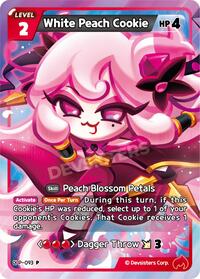 White Peach Cookie #P-093 from Promotion Cards Pokemon card image