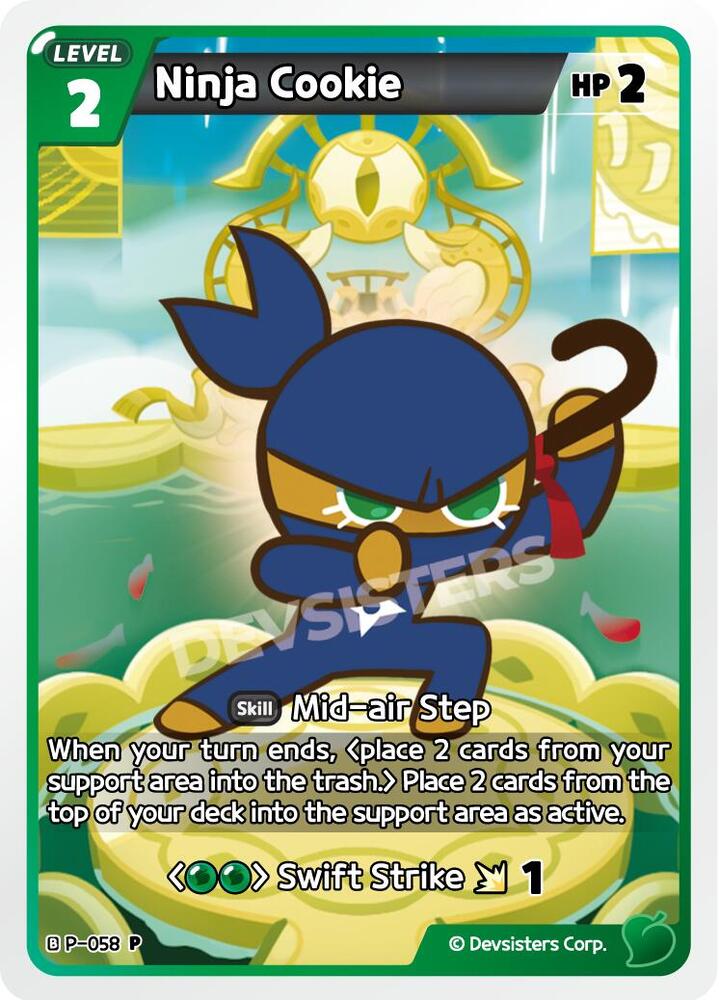 Ninja Cookie - Promotion Cards - CookieRun: Braverse TCG