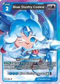 Blue Slushy Cookie #P-054 from Promotion Cards Pokemon card image