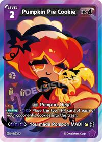 Pumpkin Pie Cookie #P-046 from Promotion Cards Pokemon card image