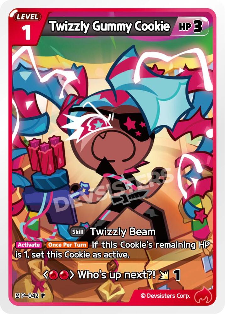 Twizzly Gummy Cookie (042) - Promotion Cards - CookieRun: Braverse