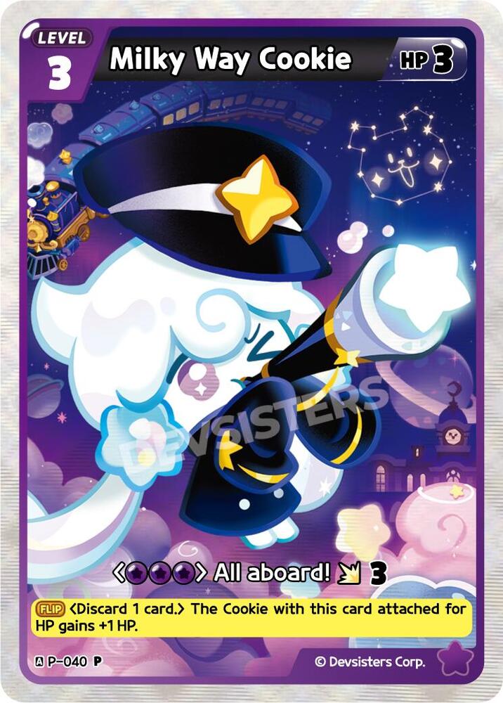 Milky Way Cookie (040) - Promotion Cards - CookieRun: Braverse TCG
