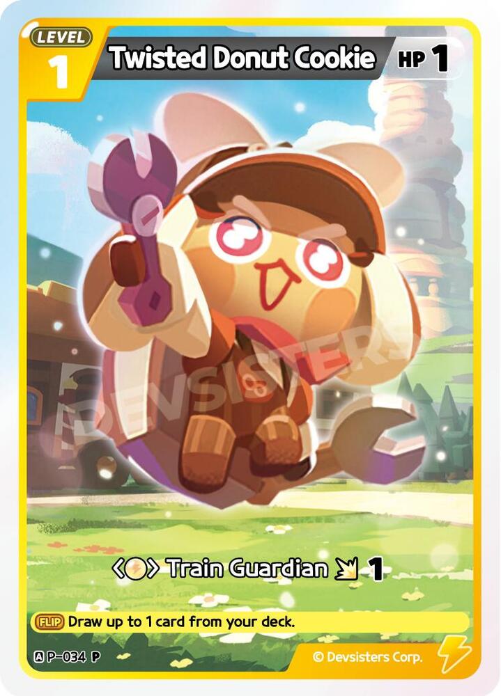 Twisted Donut Cookie - Promotion Cards - CookieRun: Braverse TCG