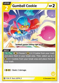 Gumball Cookie #P-016 from Promotion Cards Pokemon card image