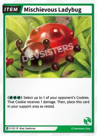 Mischievous Ladybug (Ver. 1) #P-012 from Promotion Cards Pokemon card image