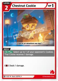 Chestnut Cookie (P-007) #P-007 from Promotion Cards Pokemon card image