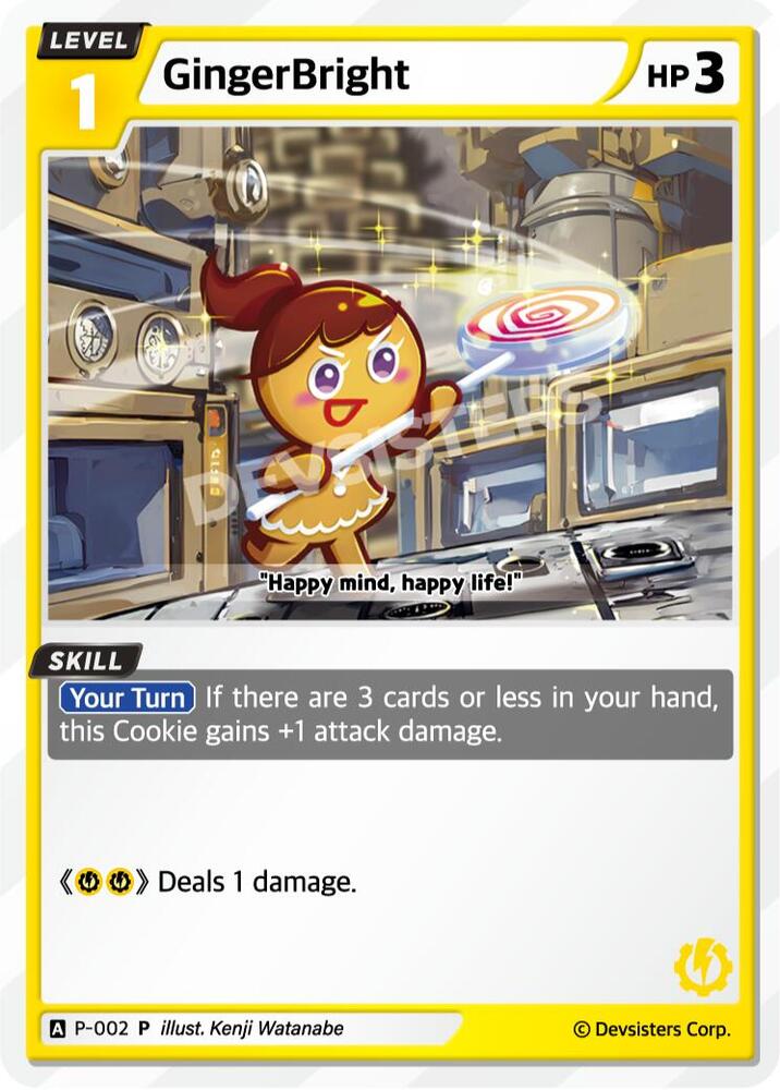 GingerBright (002) - Promotion Cards - CookieRun: Braverse TCG