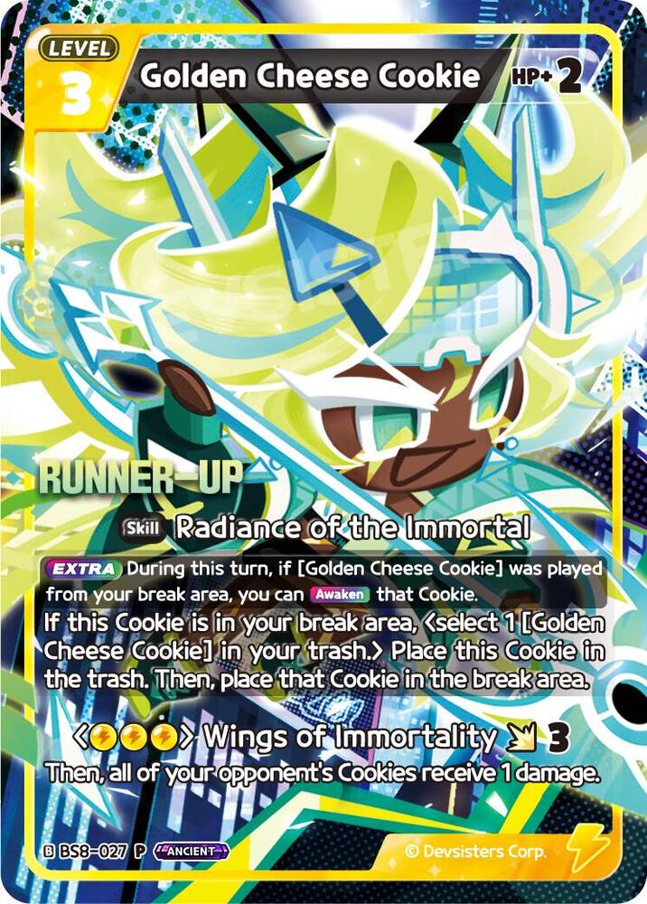 golden child ゴルチャ シーグリ カレンダー トレカ Golden Cheese Cookie (Runner-up) - Promotion Cards - CookieRun