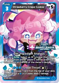 Strawberry Crepe Cookie (076) #BS3-076 from Promotion Cards Pokemon card image