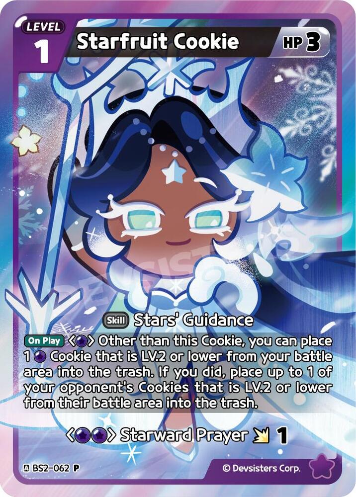 Starfruit Cookie (062) - Promotion Cards - CookieRun: Braverse TCG