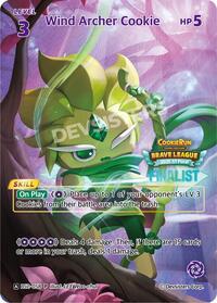 Wind Archer Cookie (Finalist) #BS2-058 from Promotion Cards Pokemon card image