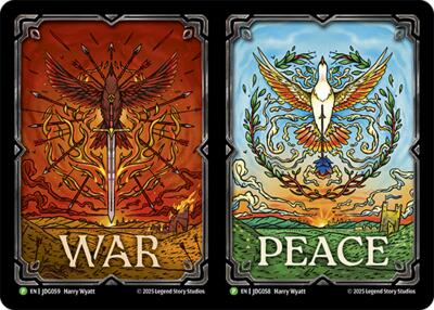 Peace JDG058 War JDG059