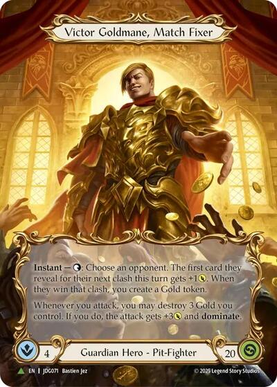 Victor Goldmane Match Fixer Marvel