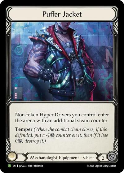Puffer Jacket - JDG073 Flesh and Blood: Promo Cards Promo Flesh and Blood card — value and price
