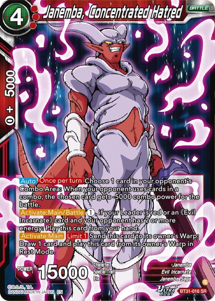 Janemba, Concentrated Hatred - Impact Beyond Dimensions - Dragon