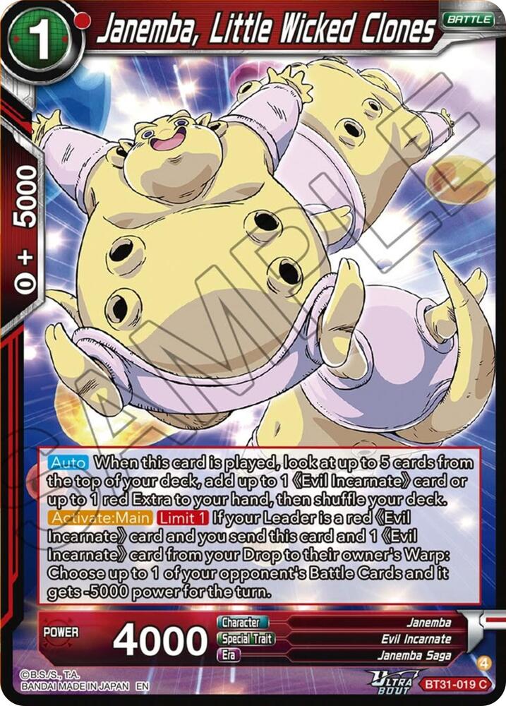 Janemba, Little Wicked Clones #BT31-019 — Impact Beyond Dimensions