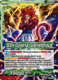 SS4 Son Goku & SS4 Vegeta // SS4 Gogeta, Vainglorious #BT31-041 from Impact Beyond Dimensions Pokemon card image