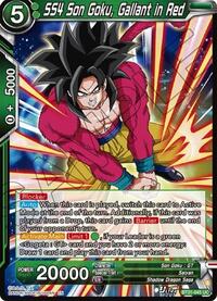 SS4 Son Goku, Gallant in Red #BT31-045 from Impact Beyond Dimensions Pokemon card image