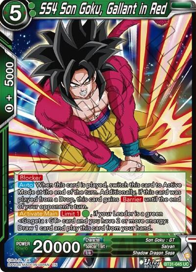 SS4 Son Goku, Gallant in Red