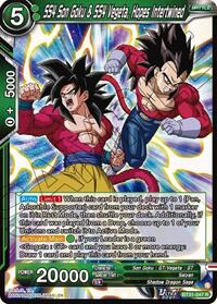 SS4 San Goku & SS4 Vegeta, Hopes Intertwined #BT31-047 from Impact Beyond Dimensions Pokemon card image
