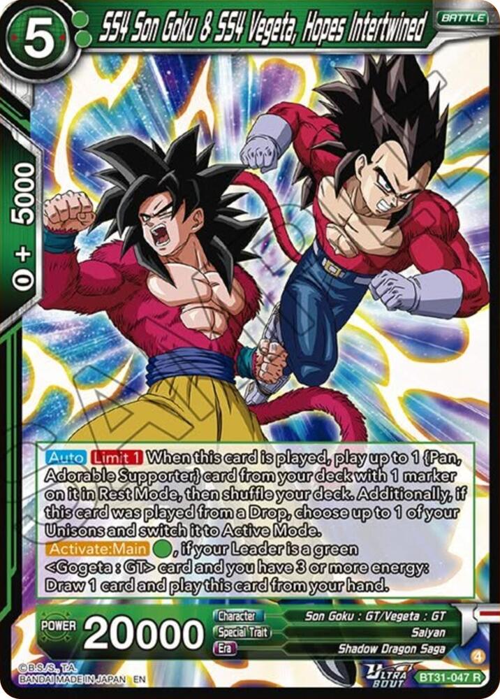 SS4 San Goku & SS4 Vegeta, Hopes Intertwined - Impact Beyond