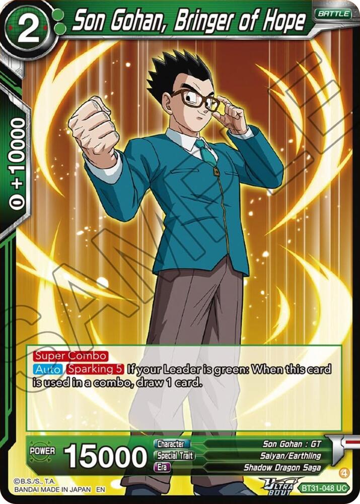 Son Gohan, Bringer of Hope #BT31-048 — Impact Beyond Dimensions