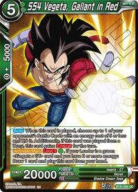 SS4 Vegeta, Gallant in Red #BT31-050 from Impact Beyond Dimensions Pokemon card image
