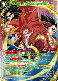 SS4 Gogeta, the Light Protecting the Universe (SPR) #BT31-052 from Impact Beyond Dimensions Pokemon card image