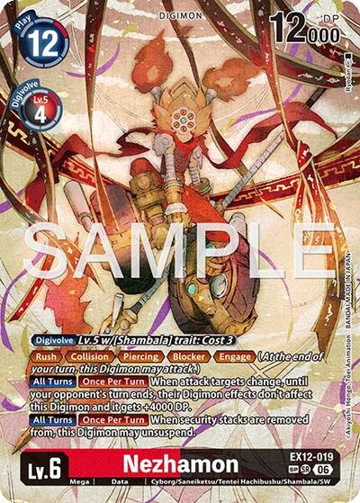 Nezhamon (SP) Digital World Shambala card price
