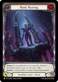 Runic Reaving - FAB477 #FAB477 from Flesh and Blood: Promo Cards Pokemon card image