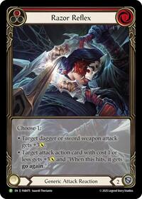 Razor Reflex (Red) - FAB475 #FAB475 from Flesh and Blood: Promo Cards Pokemon card image