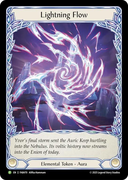 Lightning Flow (A) - FAB470 - Flesh and Blood: Promo Cards - Flesh