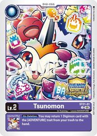 Tsunomon (World Championship 26–27 Regionals Season 2) - Digimon Card Game Starter Deck 21: Hero of Hope trading card
