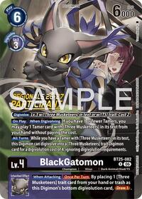 BlackGatomon (Regionals 26-27 Season 2 Participant) - Digimon Card Game Dual Revolution trading card
