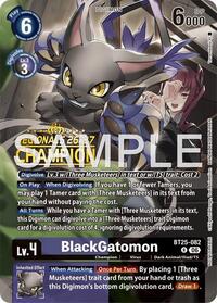 BlackGatomon (Regionals 26-27 Season 2 Champion) - Digimon Card Game Dual Revolution trading card