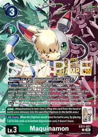 Maquinamon (Regionals 26-27 Season 2 Champion) - Digimon Card Game Dawn of Liberator trading card