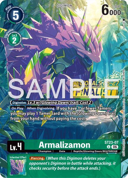 Armalizamon (Regionals 26-27 Season 2 Finalist)