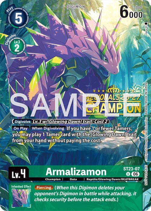 Armalizamon (Regionals 26-27 Season 2 Champion), Starter Deck 23: Beatbreak card number ST23-07 U