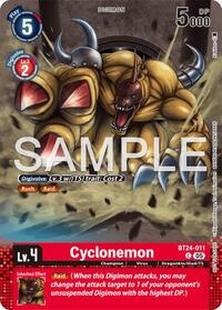 Cyclonemon (Event Pack 10) - Digimon Card Game Time Stranger trading card