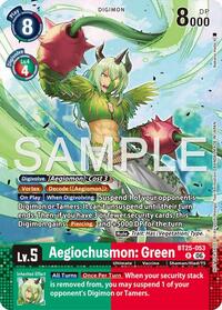 Aegiochusmon: Green (Event Pack 10) - Digimon Card Game Dual Revolution trading card