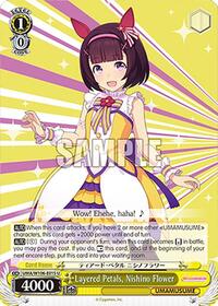 Layered Petals, Nishino Flower (UMA/W106-E015) card