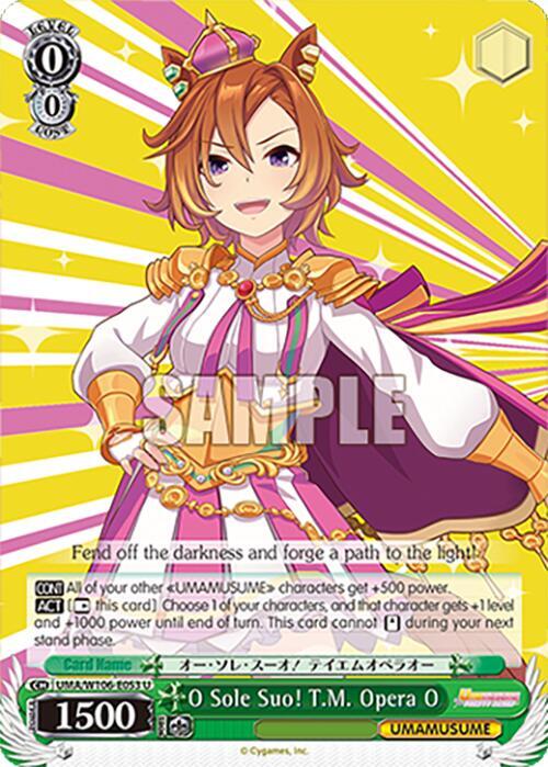 O Sole Suo! T.M. Opera O - Umamusume: Pretty Derby - Weiss Schwarz