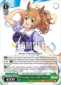 Friendly Girl, Taiki Shuttle (UMA/W106-E069) card