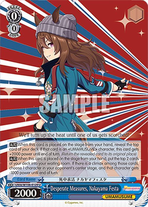 Desperate Measures, Nakayama Festa