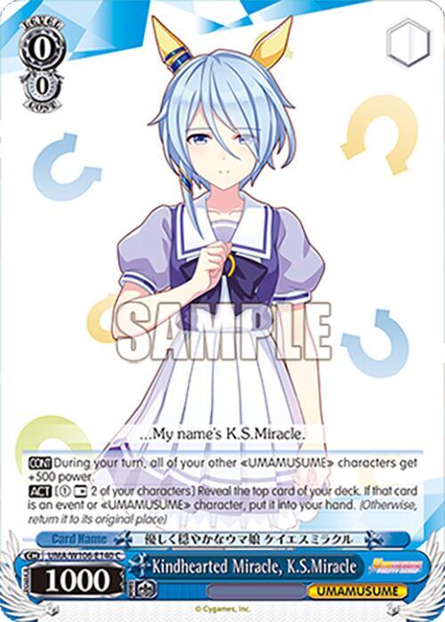 Kindhearted Miracle, K.S.Miracle