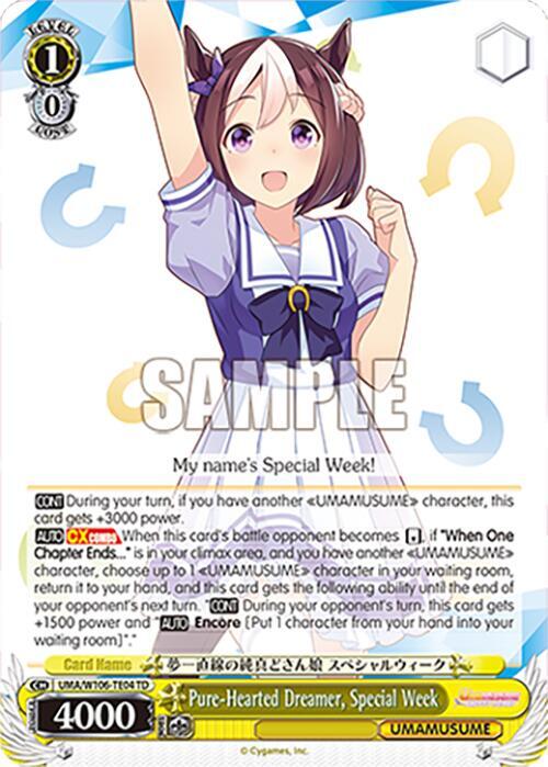 Pure-Hearted Dreamer, Special Week